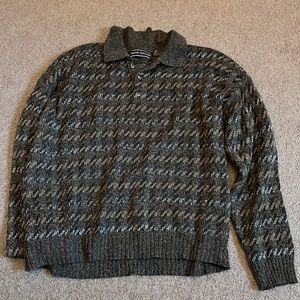 multicolored sweater
